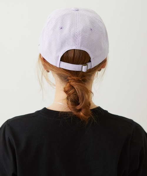 MILKFED.(ミルクフェド)の「BACK RIBBON CAP(キャップ・レディース・ライトピンク/ライトパープル/ネイビー・ONE SIZE)」の16枚目の写真