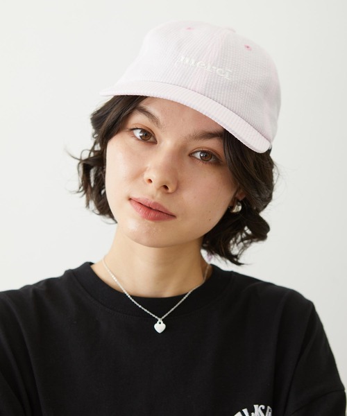 MILKFED.(ミルクフェド)の「BACK RIBBON CAP(キャップ・レディース・ライトピンク/ライトパープル/ネイビー・ONE SIZE)」の21枚目の写真