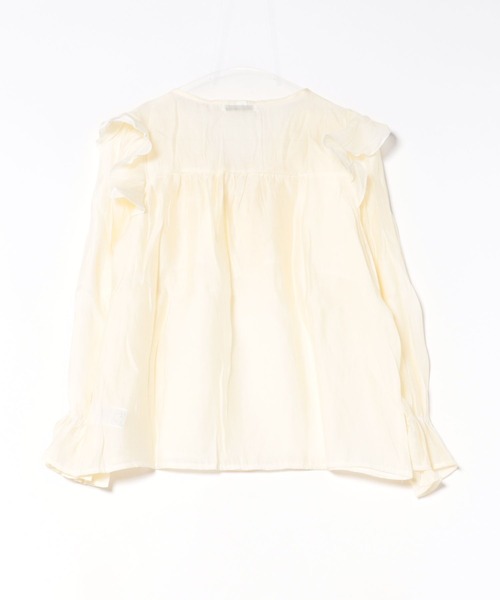 WEGO(ウィゴー)の「リボンフリルシアーブラウス(シャツ/ブラウス・レディース・アイボリー/ピンク・MEDIUM/LARGE)」の15枚目の写真