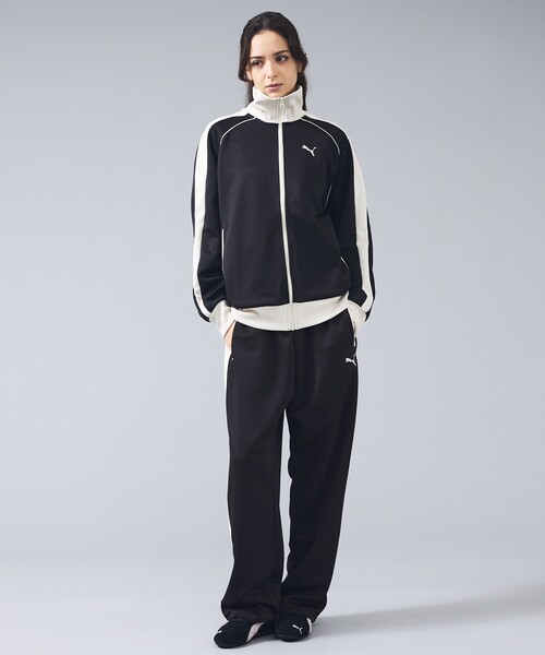 PUMA（プーマ）の「【PUMA / プーマ】T7 TRACK JACKET JP / T7トラックジャケット（ジャージ・メンズ・ブラック/ホワイト・L/M）」の4枚目の写真