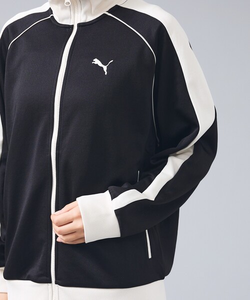 PUMA（プーマ）の「【PUMA / プーマ】T7 TRACK JACKET JP / T7トラックジャケット（ジャージ・メンズ・ブラック/ホワイト・L/M）」の9枚目の写真