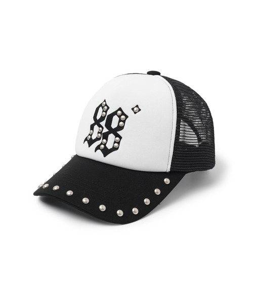OY（オーワイ）の「『OY/オーワイ』STUDDED SIN 88 CAP/スタッズ88 キャップ（キャップ・メンズ・ブラック・FREE）」の4枚目の写真