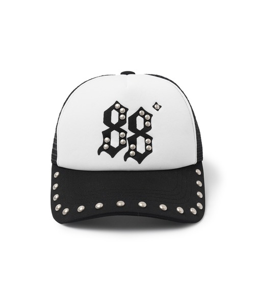 OY（オーワイ）の「『OY/オーワイ』STUDDED SIN 88 CAP/スタッズ88 キャップ（キャップ・メンズ・ブラック・FREE）」の3枚目の写真