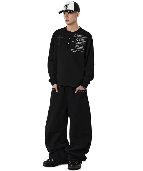 OY（オーワイ）の「『OY/オーワイ』STUDDED SIN 88 CAP/スタッズ88 キャップ（キャップ・メンズ・ブラック・FREE）」の2枚目の写真