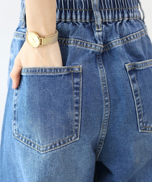 Aletta vita(アレッタビータ)の「12.5ozカーブデニムパンツ(デニムパンツ・レディース・ブルー/ブラック・M)」の14枚目の写真