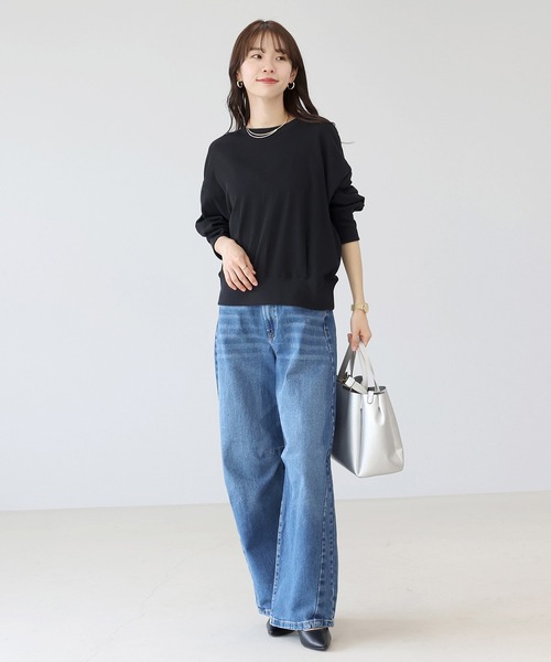 Aletta vita(アレッタビータ)の「12.5ozカーブデニムパンツ(デニムパンツ・レディース・ブルー/ブラック・M)」の11枚目の写真