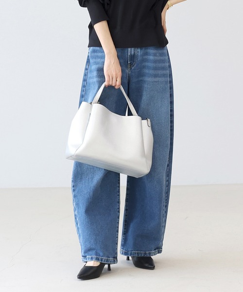 Aletta vita(アレッタビータ)の「12.5ozカーブデニムパンツ(デニムパンツ・レディース・ブルー/ブラック・M)」の9枚目の写真