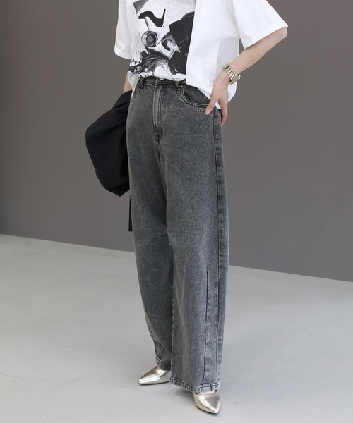 Aletta vita(アレッタビータ)の「12.5ozカーブデニムパンツ(デニムパンツ・レディース・ブルー/ブラック・M)」の19枚目の写真