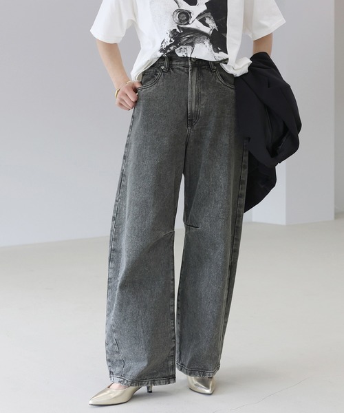 Aletta vita(アレッタビータ)の「12.5ozカーブデニムパンツ(デニムパンツ・レディース・ブルー/ブラック・M)」の20枚目の写真