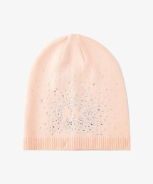 MICHAEL KORS（マイケルコース）の「MK ラインストーンロゴ マフラー&ビーニー&ヘアバンド セット（ニットキャップ/ビーニー）」