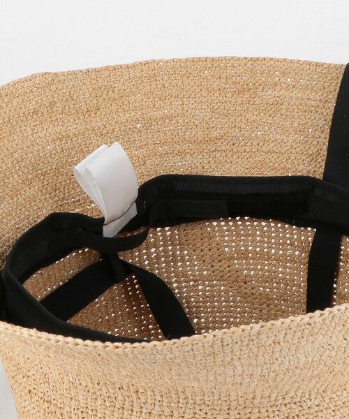UNITED ARROWS（ユナイテッドアローズ）の「ラフィア/リボン ハット UV（ハット・レディース・ダークブラウン/ブラック/ナチュラル・FREE）」の11枚目の写真