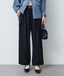 PUAL CE CIN | ストレッチ 2タック ウエストゴムパンツ(スラックス)