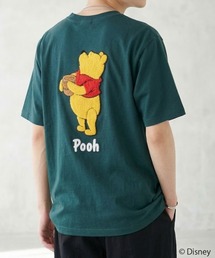 【Disney/ディズニー】キャラクター サガラ刺繍 ビッグシルエット 半袖Tシャツ