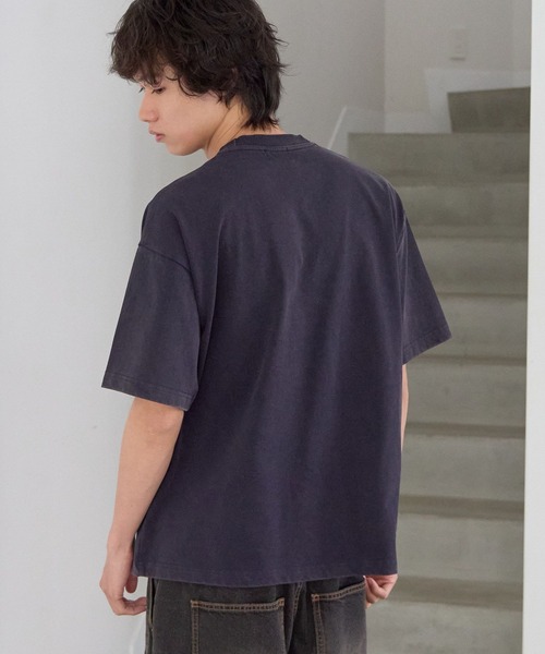 PBLIM(ページボーイリム)の「《UNISEX》スケボーキッズT フロントプリント / カレッジ(Tシャツ/カットソー・レディース・オフホワイト/ネイビー・MEDIUM/LARGE)」の10枚目の写真