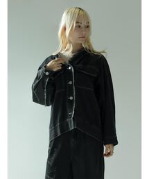 :ETHROF（イーサオブ）の「GRAPHIC DENIM JACKET（デニムジャケット）」