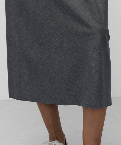 BACCA（バッカ）の「ウールトロピカル ギャザースカート（スカート・レディース・グレー・34/36）」の8枚目の写真