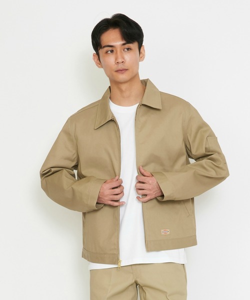 Dickies（ディッキーズ）の「Dickies/ディッキーズ アイゼンハワージャケット "JT75"（その他アウター・メンズ・ベージュ/ネイビー/ブラック/チャコールグレー・MEDIUM/LARGE/X-LARGE/SMALL）」の3枚目の写真