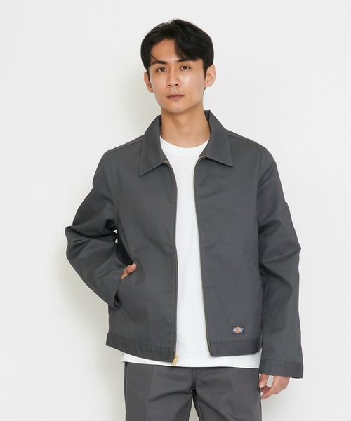 Dickies（ディッキーズ）の「Dickies/ディッキーズ アイゼンハワージャケット "JT75"（その他アウター・メンズ・ベージュ/ネイビー/ブラック/チャコールグレー・MEDIUM/LARGE/X-LARGE/SMALL）」の2枚目の写真