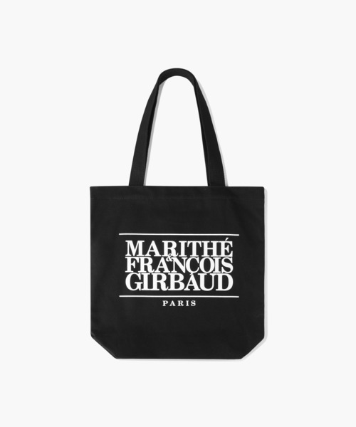 MARITHE + FRANCOIS GIRBAUD(マリテフランソワジルボー)の「CLASSIC LOGO ECO BAG(エコバッグ/サブバッグ・レディース・ブラック/ナチュラル・フリー)」の10枚目の写真