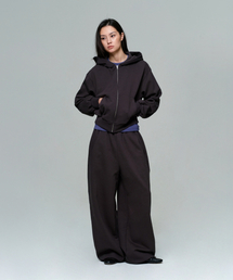 ERA（エラ）の「UNISEX ERA WIDE JOGGER SWEATPANTS - FADED BLACK（スウェットパンツ）」