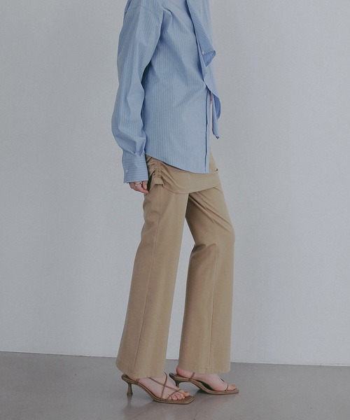 MANOF(マノフ)の「SKIRT SET RELAX PANTS(その他パンツ・レディース・ブラック/ベージュ・S/M)」の7枚目の写真