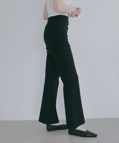 MANOF(マノフ)の「SKIRT SET RELAX PANTS(その他パンツ・レディース・ブラック/ベージュ・S/M)」の13枚目の写真