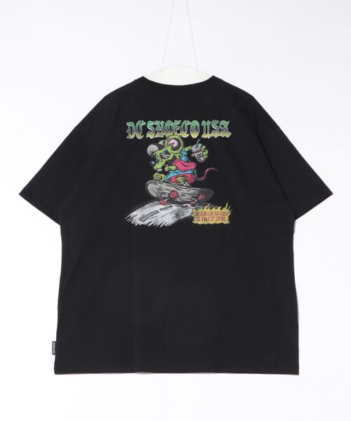 DC SHOES(ディーシーシューズ)の「DC SHOES メンズ 26 SPRINT RAT SS Tシャツ 【2026年春夏モデル】/半袖バックプリントTシャツ(Tシャツ/カットソー・メンズ・ホワイト/ブラック/スミクロ・MEDIUM/LARGE/X-LARGE)」の11枚目の写真