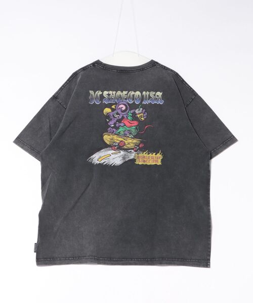 DC SHOES(ディーシーシューズ)の「DC SHOES メンズ 26 SPRINT RAT SS Tシャツ 【2026年春夏モデル】/半袖バックプリントTシャツ(Tシャツ/カットソー・メンズ・ホワイト/ブラック/スミクロ・MEDIUM/LARGE/X-LARGE)」の9枚目の写真