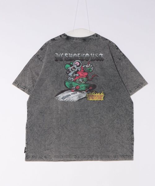 DC SHOES(ディーシーシューズ)の「DC SHOES メンズ 26 SPRINT RAT SS Tシャツ 【2026年春夏モデル】/半袖バックプリントTシャツ(Tシャツ/カットソー・メンズ・ホワイト/ブラック/スミクロ・MEDIUM/LARGE/X-LARGE)」の10枚目の写真