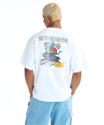 DC SHOES メンズ 26 SPRINT RAT SS Tシャツ 【2026年春夏モデル】/半袖バックプリントTシャツ