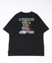 DC SHOES メンズ 26 SPRINT RAT SS Tシャツ 【2026年春夏モデル】/半袖バックプリントTシャツ