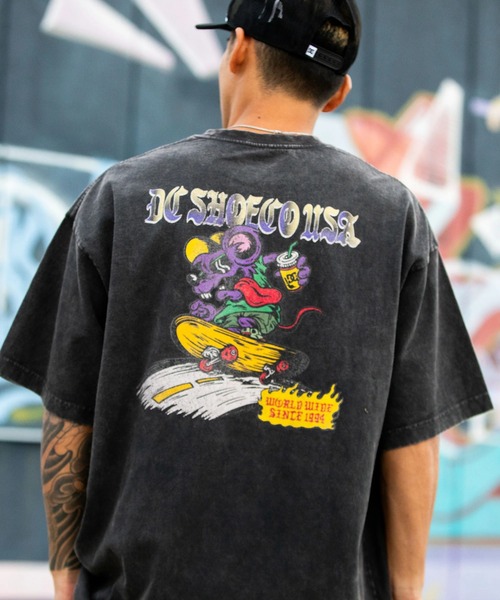 DC SHOES(ディーシーシューズ)の「DC SHOES メンズ 26 SPRINT RAT SS Tシャツ 【2026年春夏モデル】/半袖バックプリントTシャツ(Tシャツ/カットソー・メンズ・ホワイト/ブラック/スミクロ・MEDIUM/LARGE/X-LARGE)」の7枚目の写真