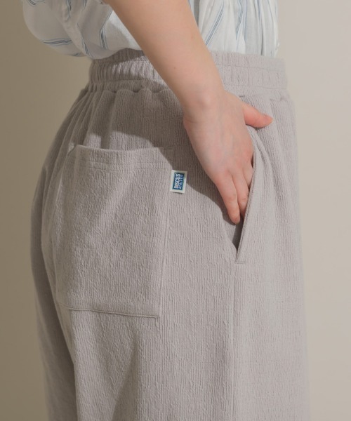 DISCUS（ディスカス）の「【OMNES】【DISCUS】 別注 カット楊柳ワイドパンツ（その他パンツ・レディース・ブラック/ライトグレー・FREE）」の15枚目の写真