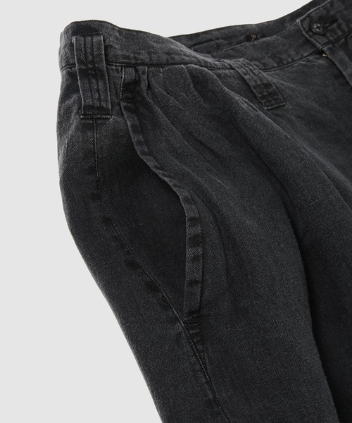 PORTER CLASSIC（ポータークラシック）の「BLACK LINEN BEBOP PANTS（その他パンツ・メンズ・ブラック・M/L）」の5枚目の写真