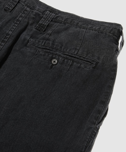 PORTER CLASSIC（ポータークラシック）の「BLACK LINEN BEBOP PANTS（その他パンツ・メンズ・ブラック・M/L）」の6枚目の写真