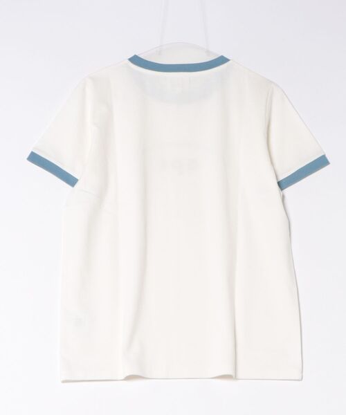 A.P.C.（アーペーセー）の「T-SHIRT RETRO（Tシャツ/カットソー・レディース・ホワイト/ブルー系その他/イエロー・S/M/L）」の4枚目の写真
