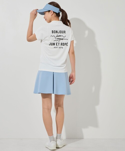 JUN&ROPE'（ジュンアンドロペ）の「ダンボールニットタックフレアスカート/セットアップ対応・UV・接触冷感（スカート・レディース・モスグリーン/ブラウン・S/M/L）」の16枚目の写真