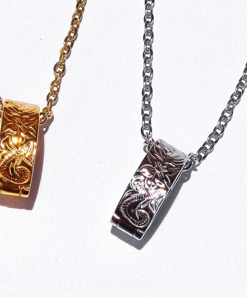 IRIEBEACH ハワイアンジュエリー ネックレス メンズ 316L セール】Oval ring holder necklace/【ハワイアンジュエリー