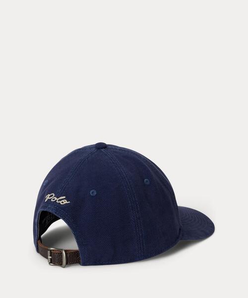 POLO RALPH LAUREN（ポロ ラルフ ローレン）の「The Ralph ロゴ ツイル ボール キャップ（キャップ・メンズ・ネイビー系1・ONE）」の5枚目の写真