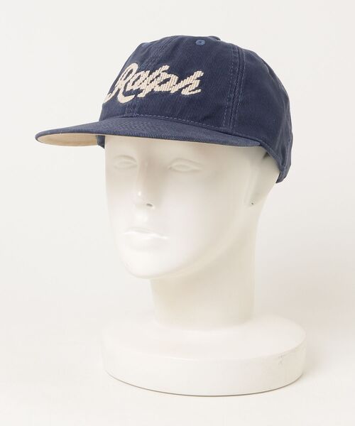 POLO RALPH LAUREN（ポロ ラルフ ローレン）の「The Ralph ロゴ ツイル ボール キャップ（キャップ・メンズ・ネイビー系1・ONE）」の3枚目の写真