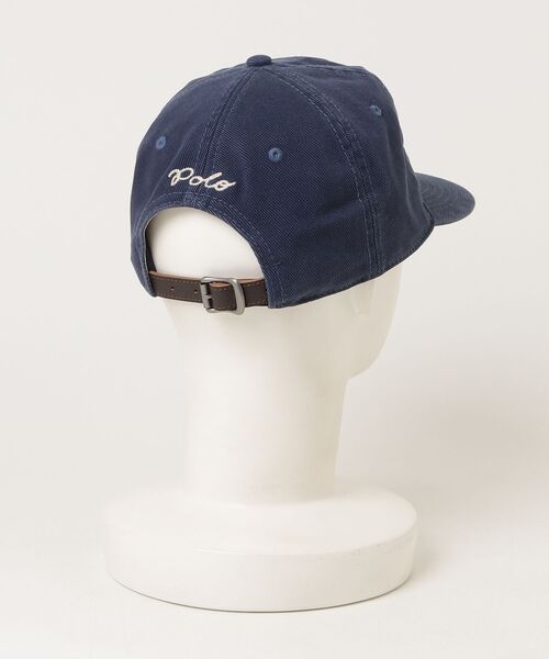 POLO RALPH LAUREN（ポロ ラルフ ローレン）の「The Ralph ロゴ ツイル ボール キャップ（キャップ・メンズ・ネイビー系1・ONE）」の2枚目の写真