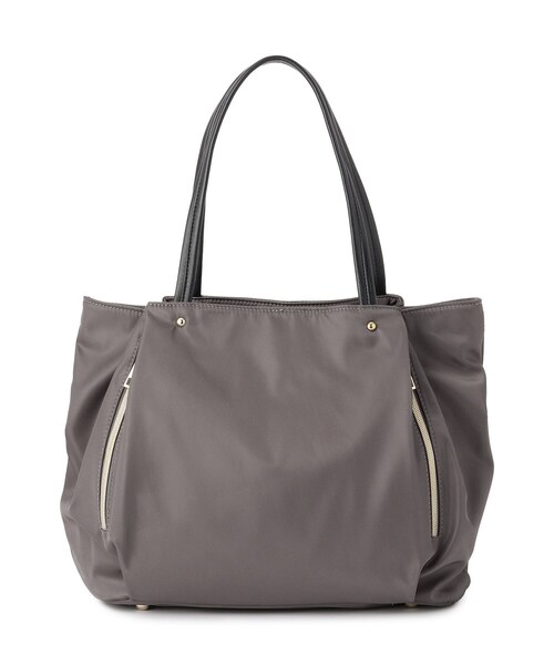 grove（グローブ）の「【撥水・A4】人間工学タック多収納トート（トートバッグ・レディース・ブラック/ライトグレー/ダークグレー・00）」の11枚目の写真