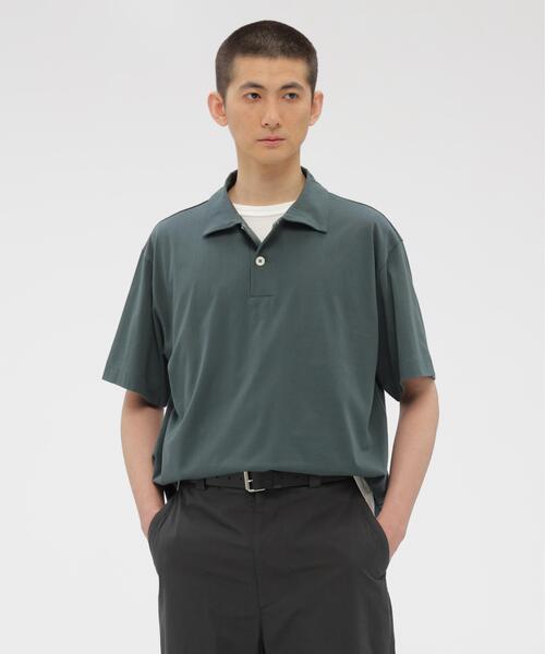 MARGARET HOWELL(マーガレットハウエル)の「EXTRA LONG STAPLE COTTON JERSEY TOP(Tシャツ/カットソー・メンズ・ホワイト/グレー系その他7・MEDIUM/LARGE)」の1枚目の写真