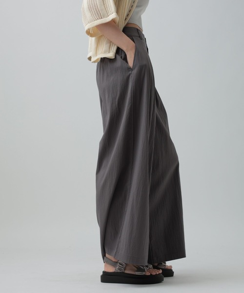 LEPSIM(レプシィム)の「3タックパンツ 646560(その他パンツ・レディース・ブラウン/チャコールグレー/セージグリーン・FREE)」の6枚目の写真