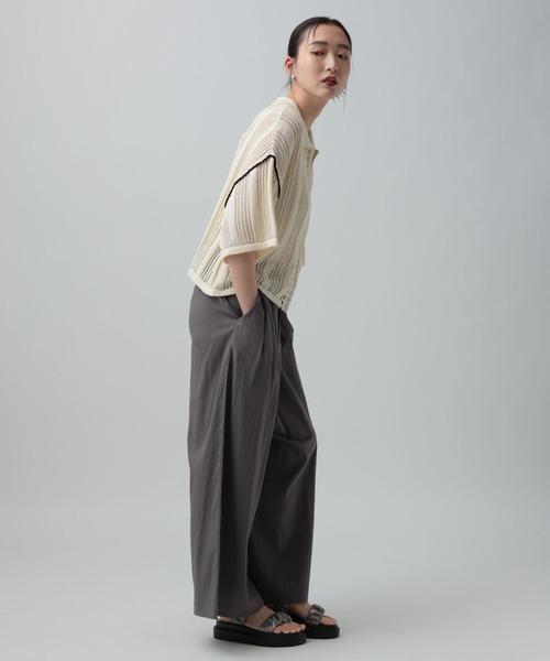 LEPSIM(レプシィム)の「3タックパンツ 646560(その他パンツ・レディース・ブラウン/チャコールグレー/セージグリーン・FREE)」の8枚目の写真