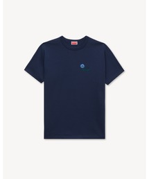'KENZO Tulip' エンブロイダリー スリム Tシャツ イン コットン