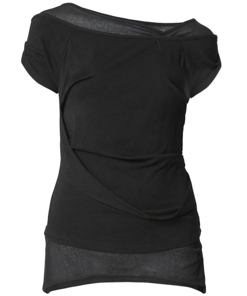 FLAREUP(フレアアップ)の「2-Layered Top (FL-141_Black)(Tシャツ/カットソー・レディース・ブラック・OS)」の9枚目の写真