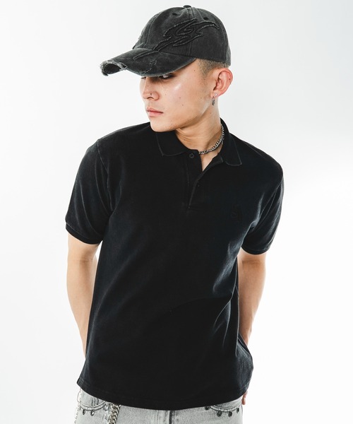 SHORT ROUND(ショートラウンド)の「SHORT ROUND/【26年春夏新作】ケミカルウォッシュポロシャツ(ポロシャツ・メンズ・グレー系その他/ブラック系その他・LARGE/MEDIUM)」の16枚目の写真