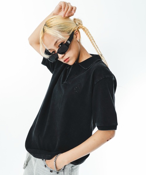 SHORT ROUND(ショートラウンド)の「SHORT ROUND/【26年春夏新作】ケミカルウォッシュポロシャツ(ポロシャツ・メンズ・グレー系その他/ブラック系その他・LARGE/MEDIUM)」の21枚目の写真