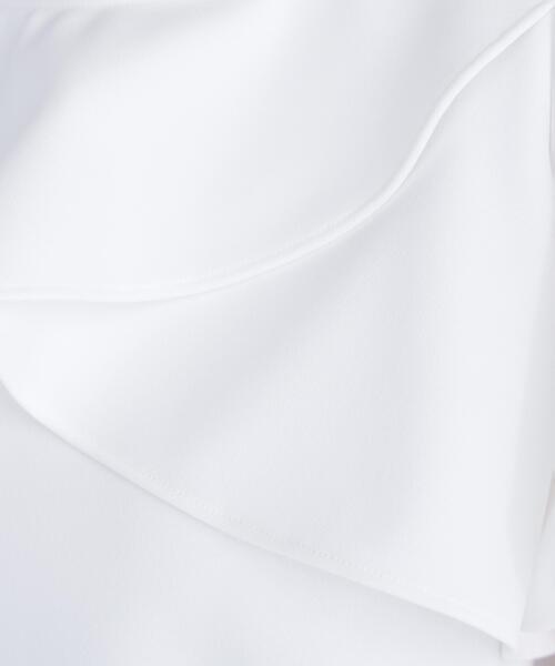 NATURAL BEAUTY BASIC(ナチュラルビューティーベーシック)の「カットジョーゼットトップス(Tシャツ/カットソー・レディース・ネイビー/ライトグリーン/オフホワイト・フリ-)」の16枚目の写真